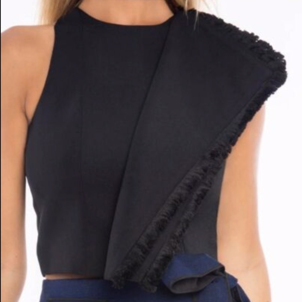 CAMEO COLLECTIVE True Magic Top XS Black NWT